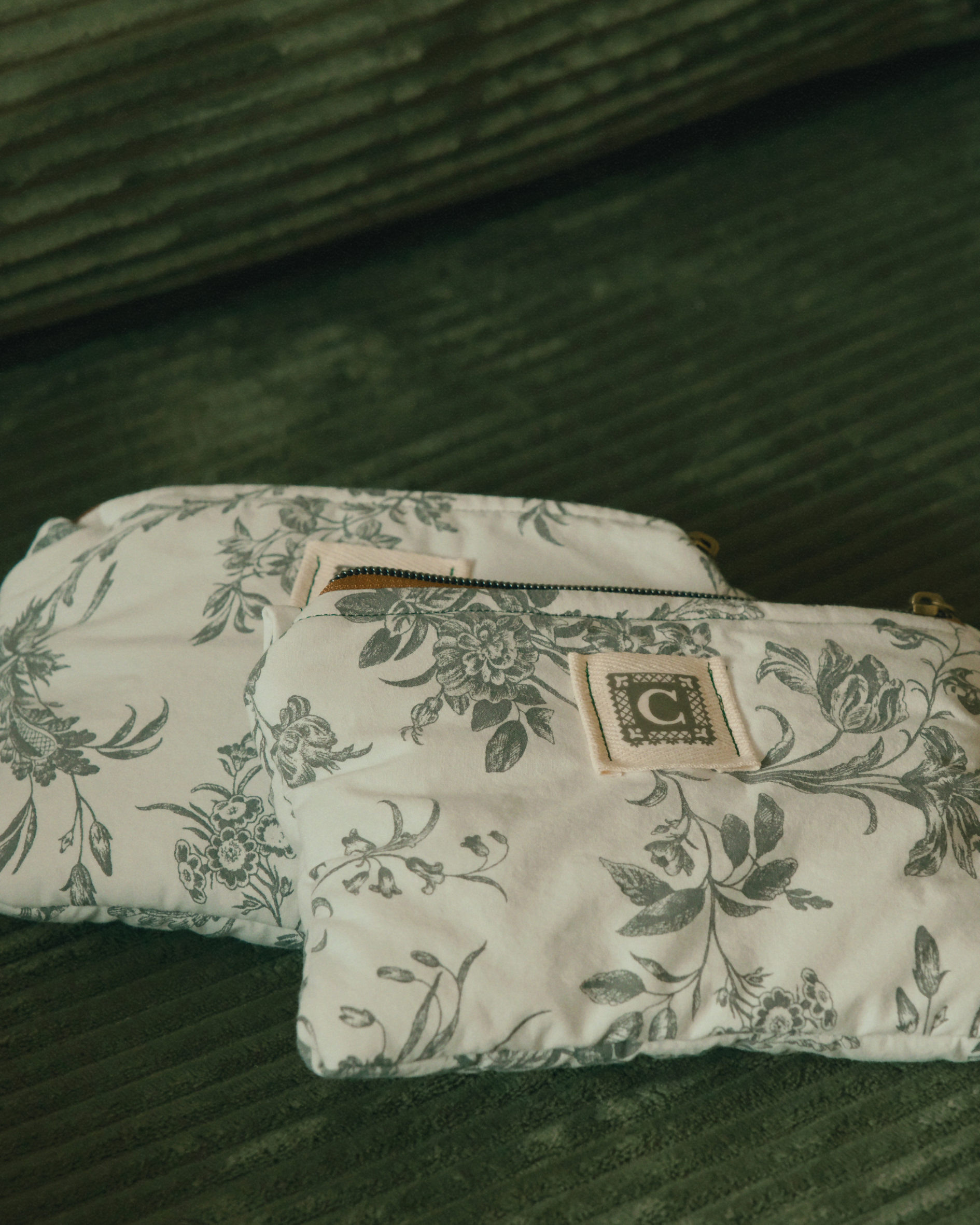 A Tiny Treasury: Toile Mini Pouch
