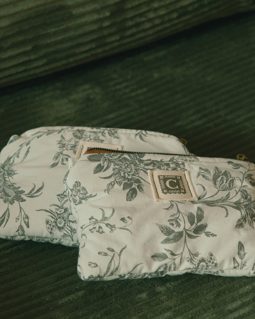 A Tiny Treasury: Toile Mini Pouch