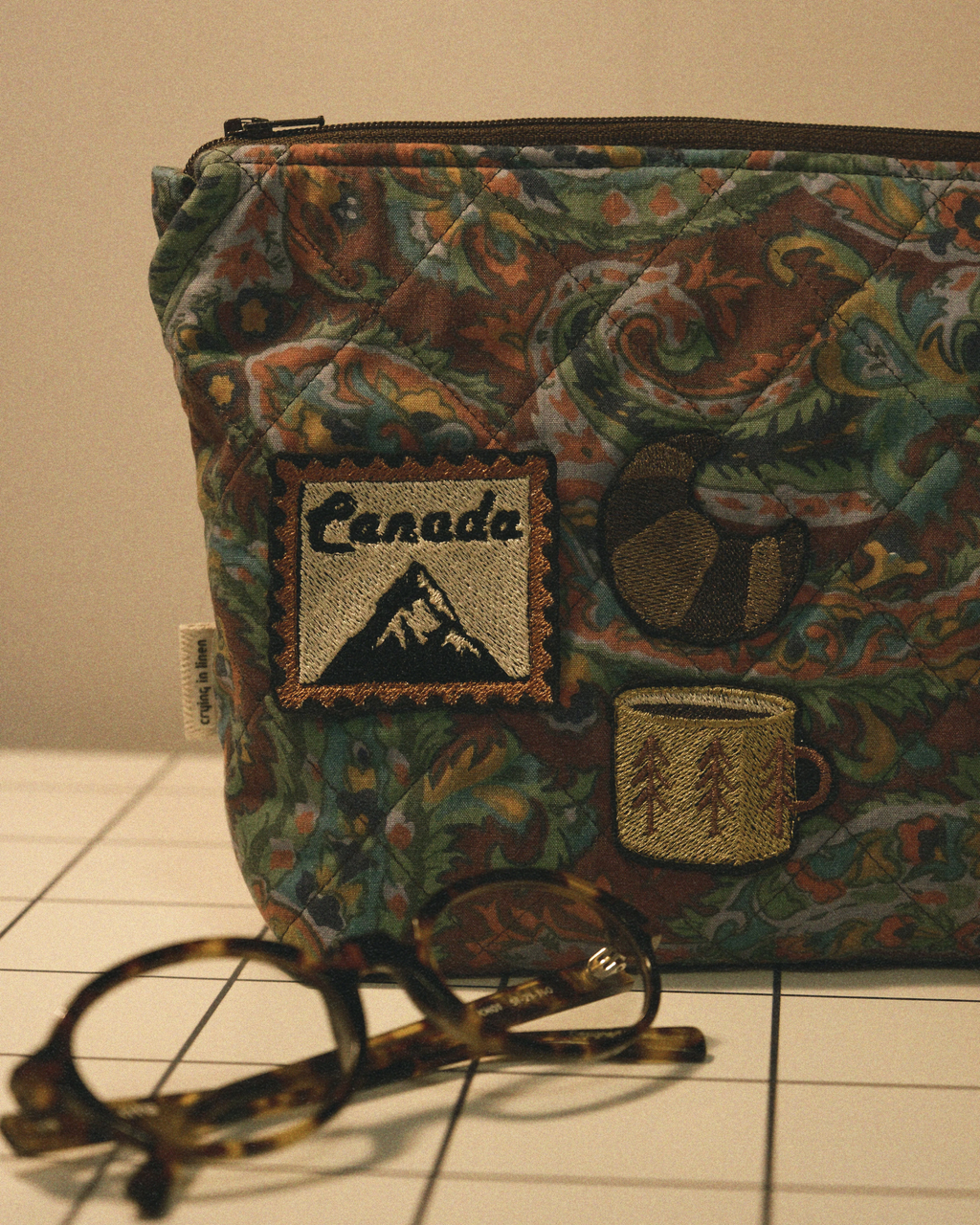 Postcards & Pastries | Quilted Pouch