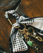 The Noir Polka | Bag Charm