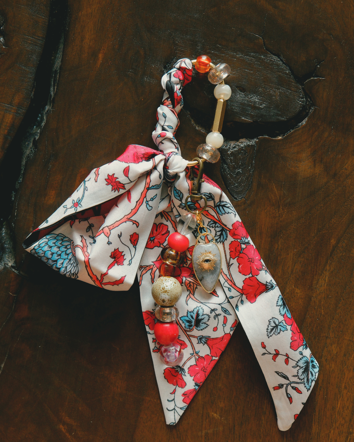 The Crimson Bloom | Bag Charm