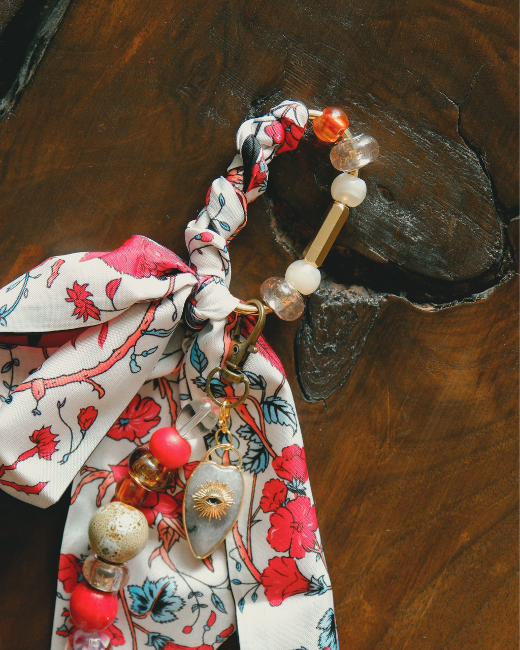 The Crimson Bloom | Bag Charm