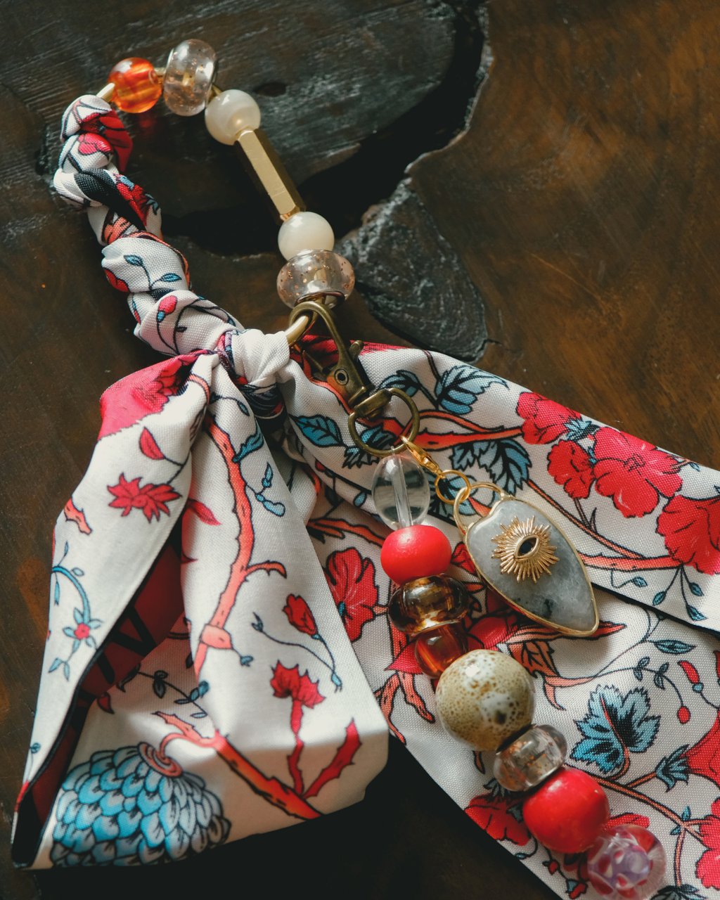 The Crimson Bloom | Bag Charm