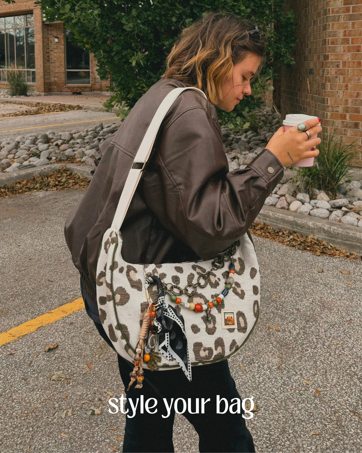 Knot & Bead | Bag Charm