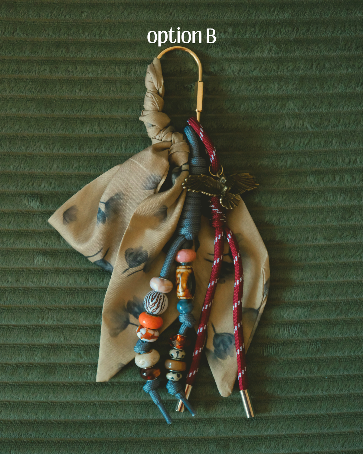 Knot & Bead | Bag Charm
