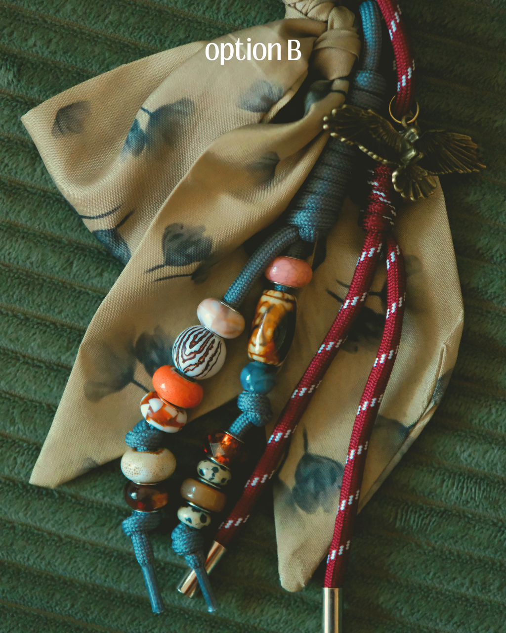 Knot & Bead | Bag Charm