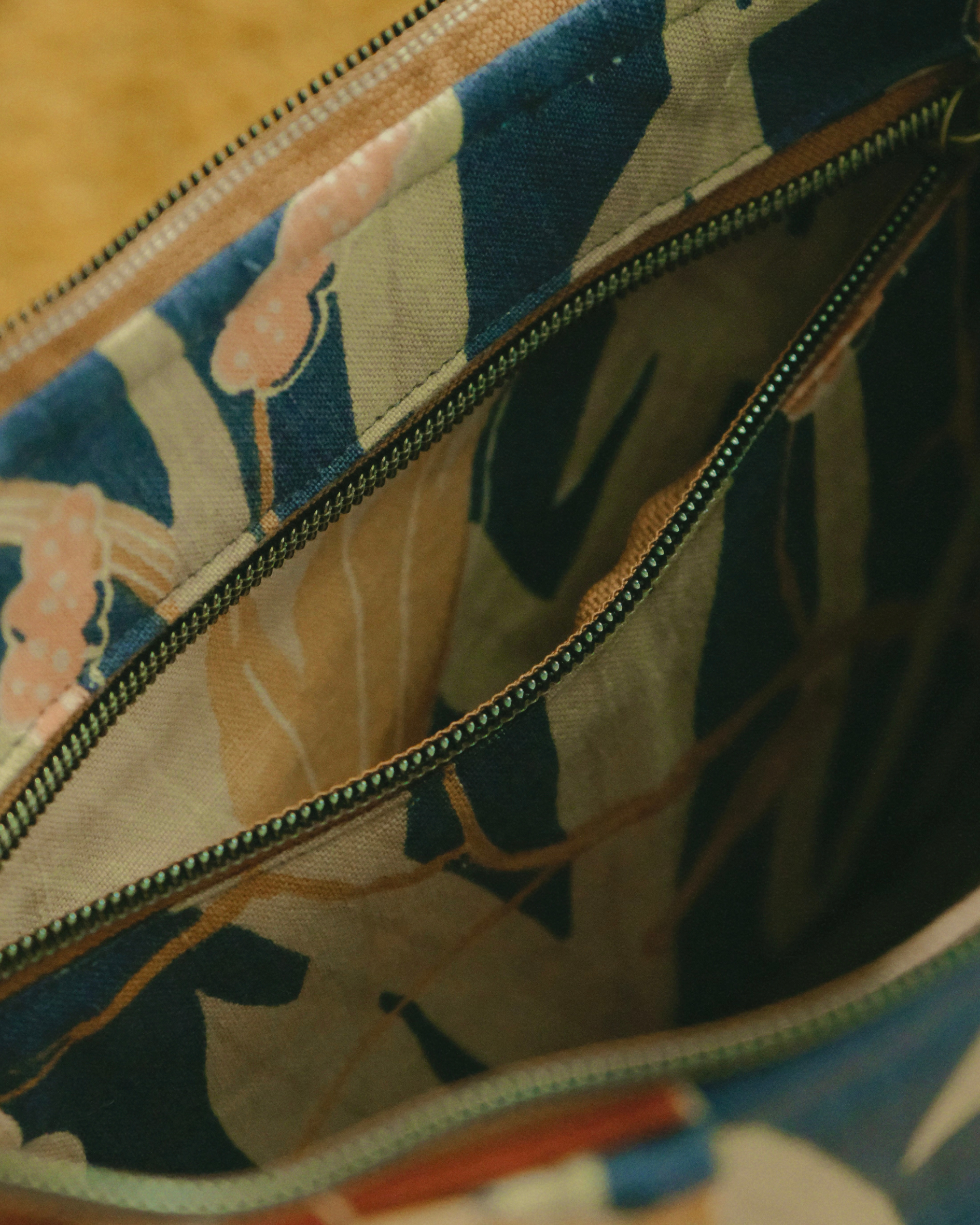 Indigo Denim Crescent | Crossbody Bag