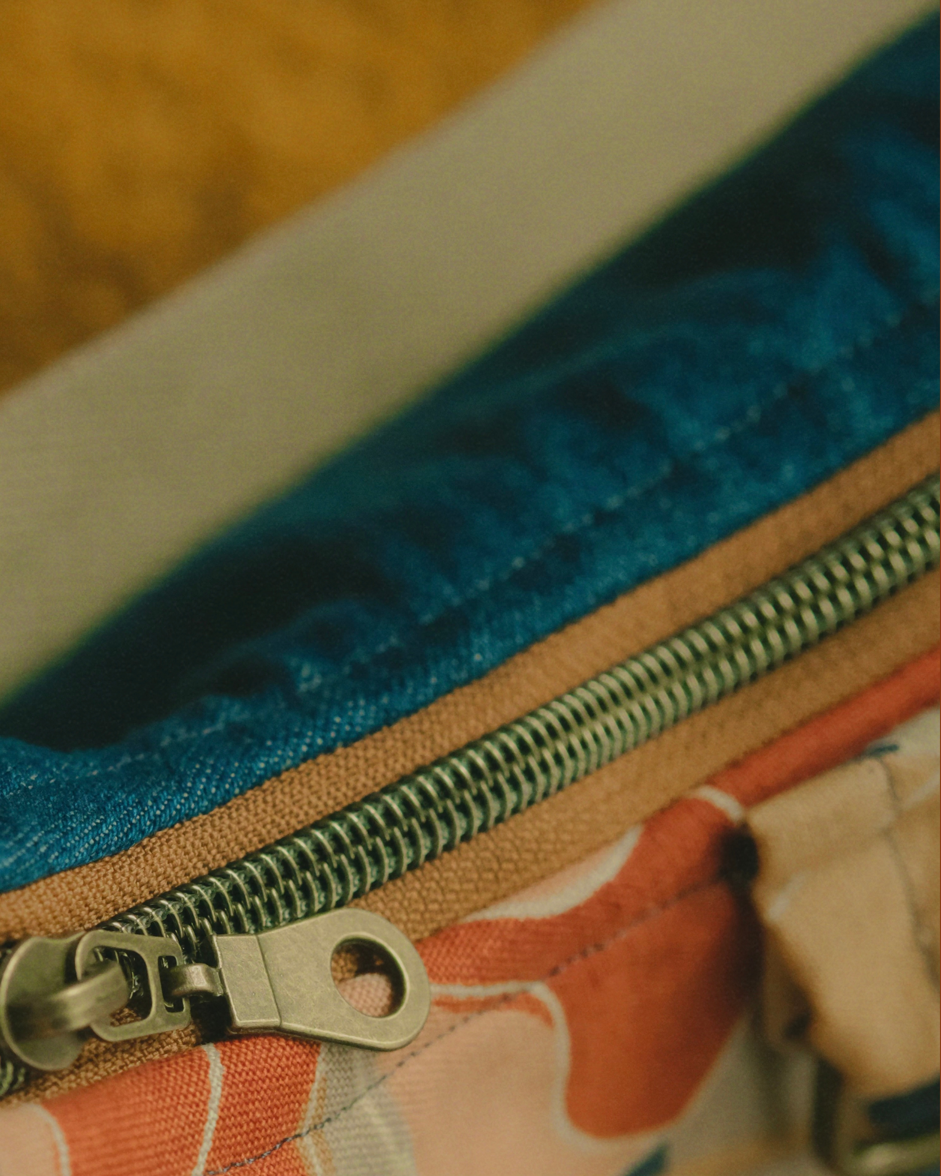 Indigo Denim Crescent | Crossbody Bag