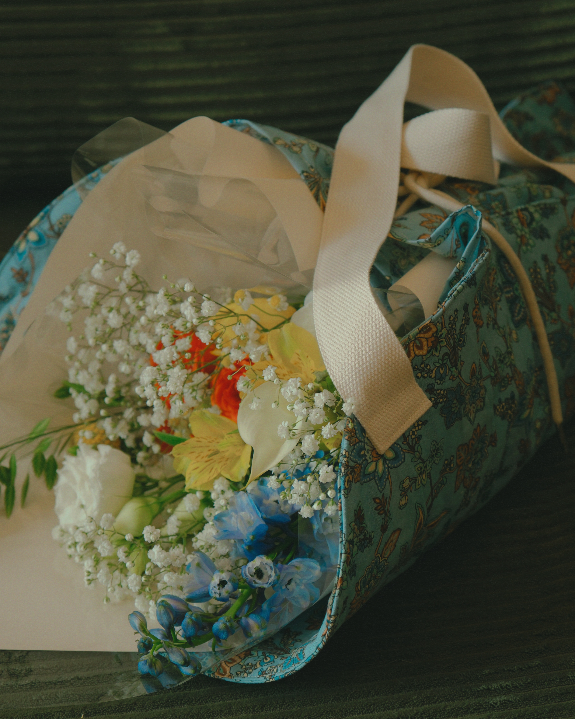 Blue Riviera | Flower Bag