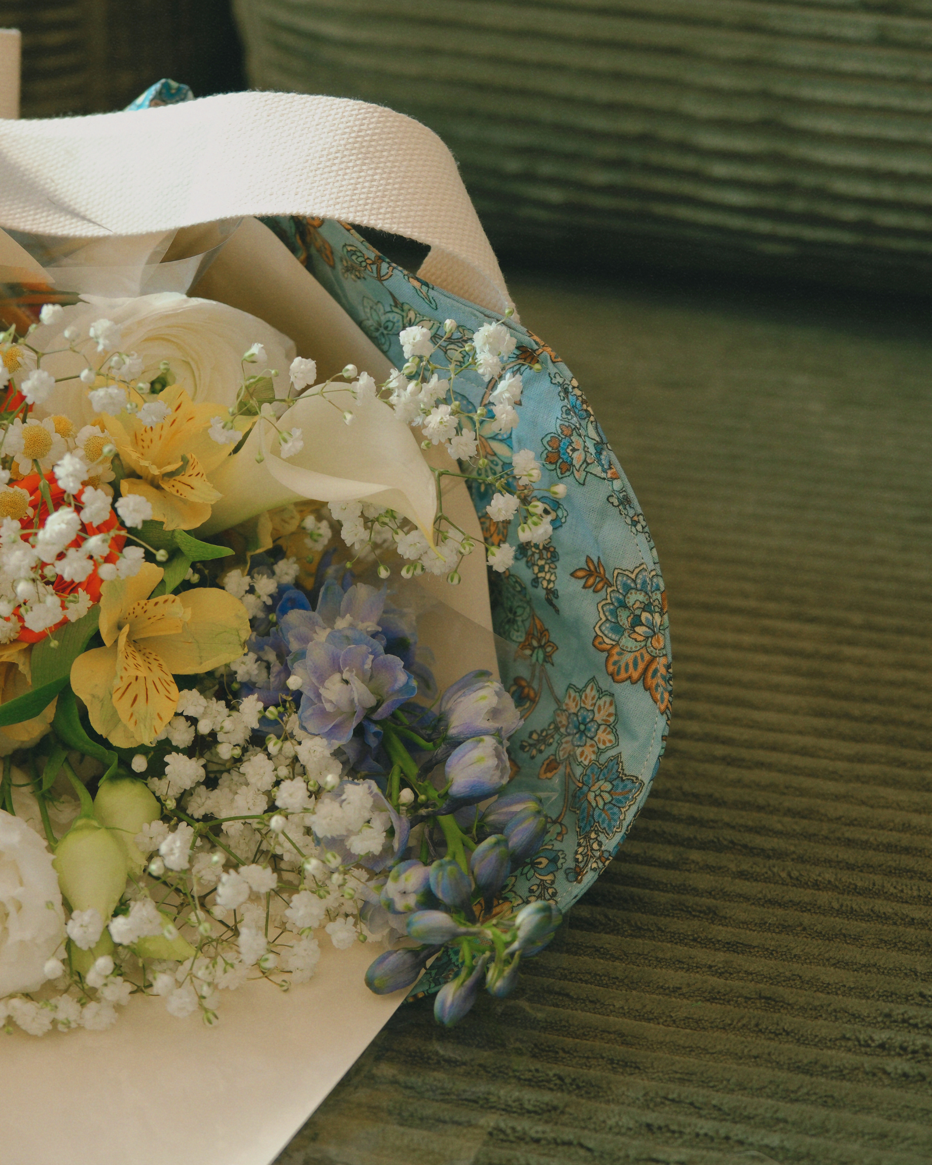 Blue Riviera | Flower Bag