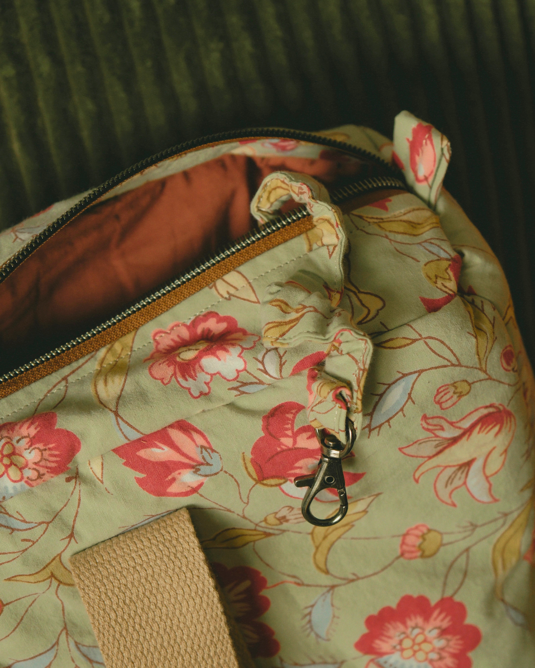 Crying In Linen Bag: Cottagecore Floral