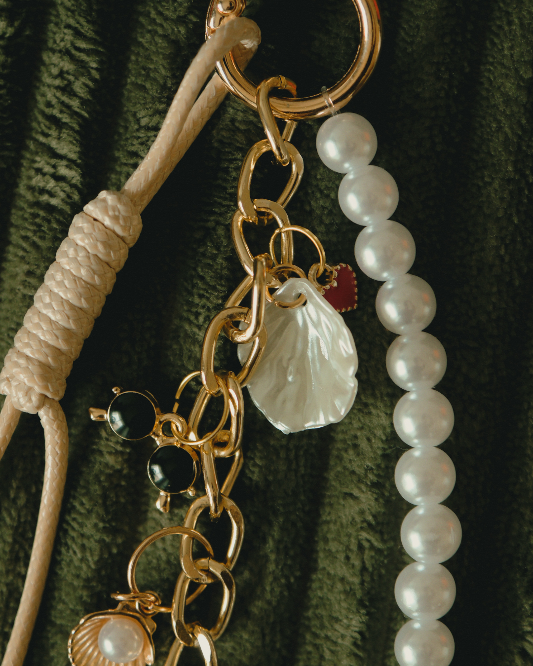 The Coastal Pearl | Bag Charm