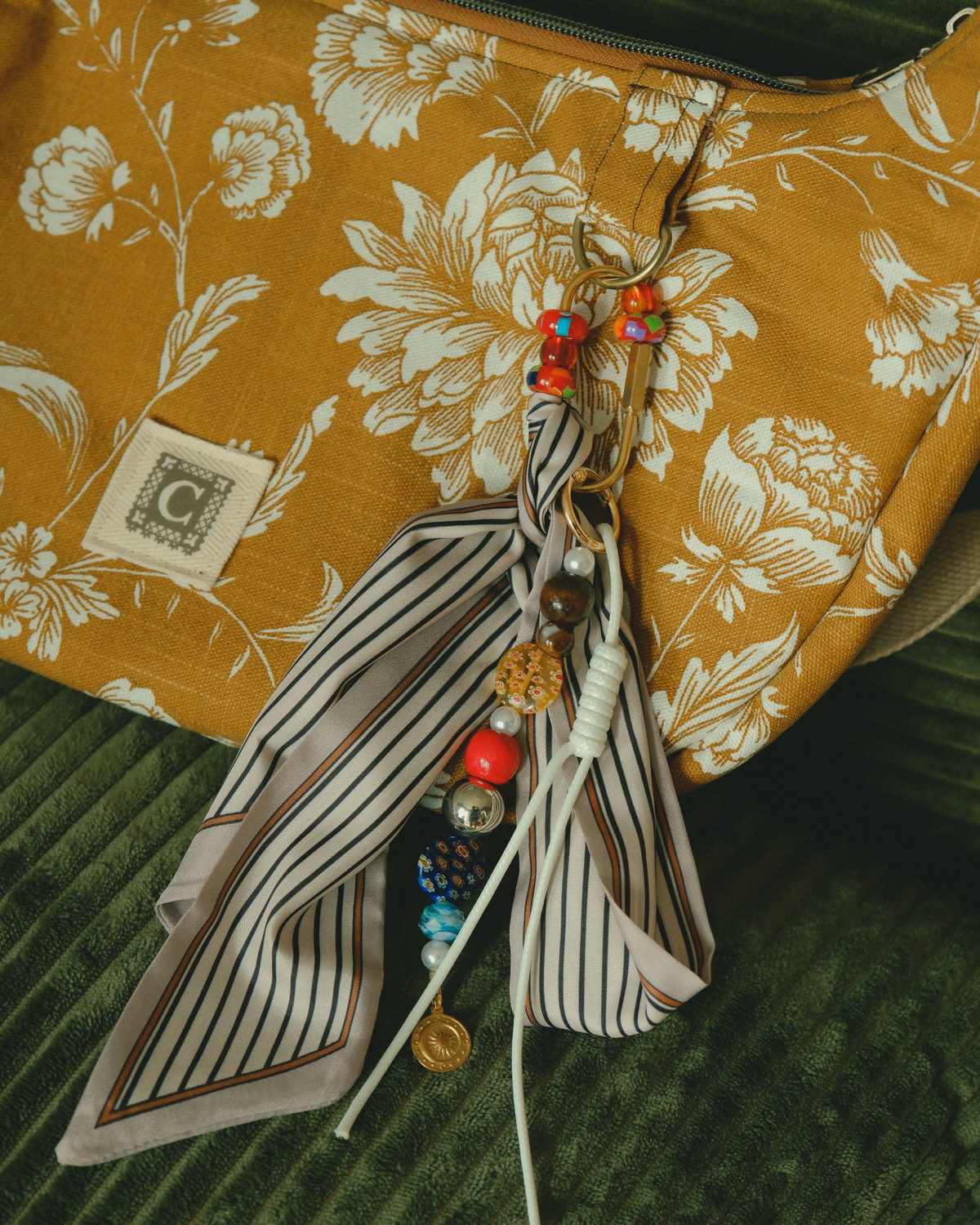 The Parisian Stripe | Bag Charm