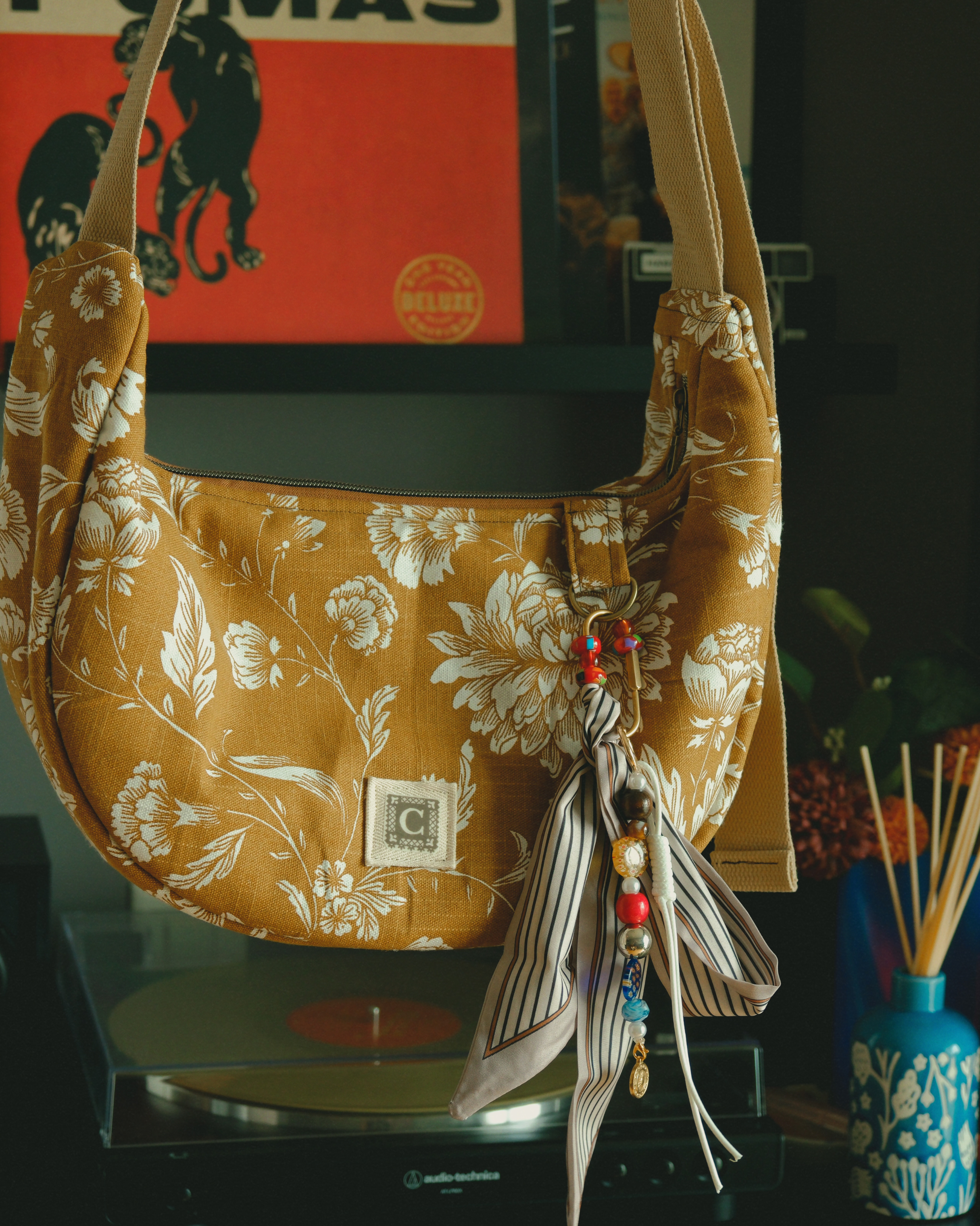 The Parisian Stripe | Bag Charm