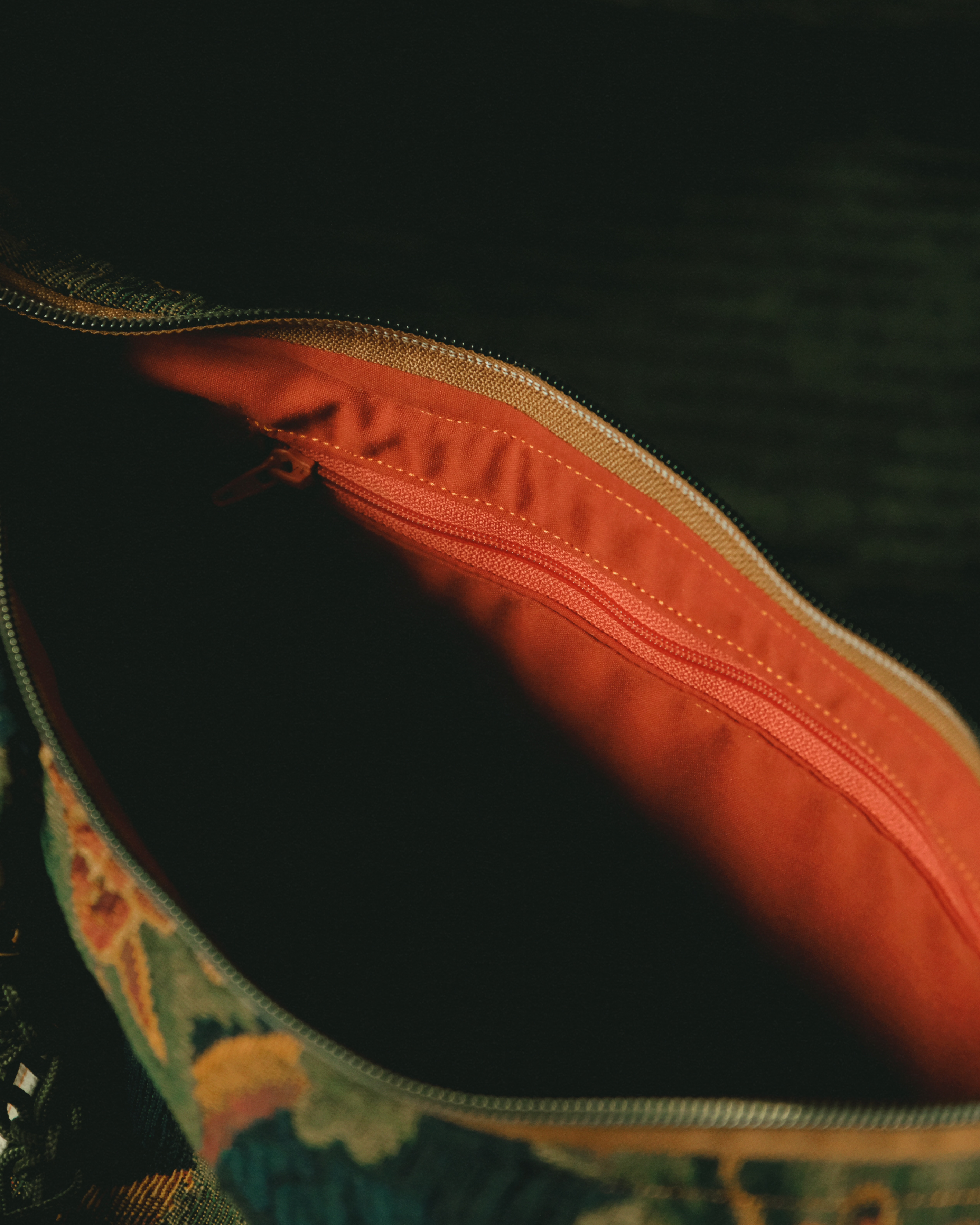 Midnight Tapestry Crescent | Crossbody Bag