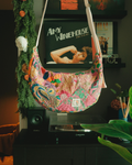 Artisanal Heirloom Patchwork Crescent | Crossbody Bag