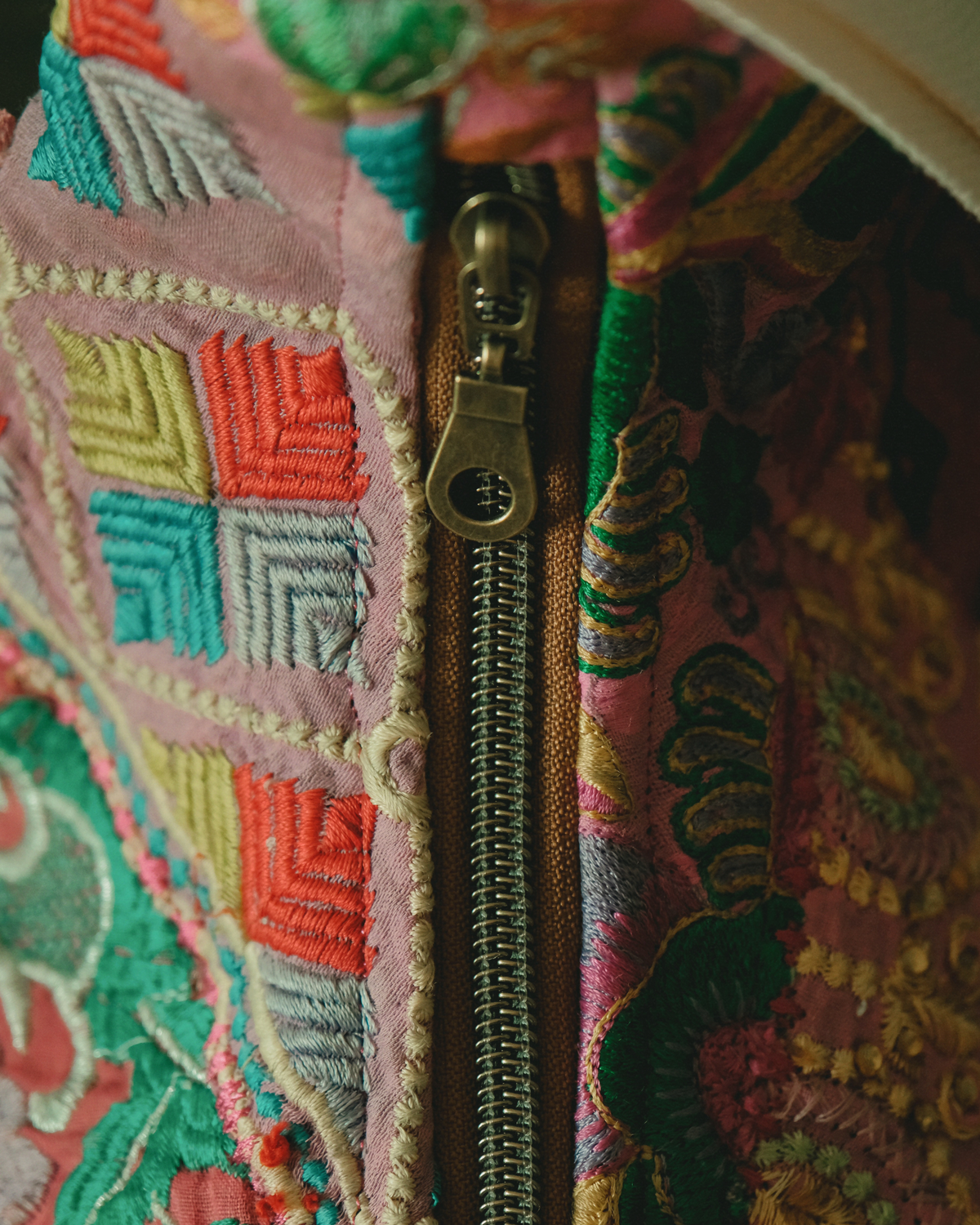 Artisanal Heirloom Patchwork Crescent | Crossbody Bag