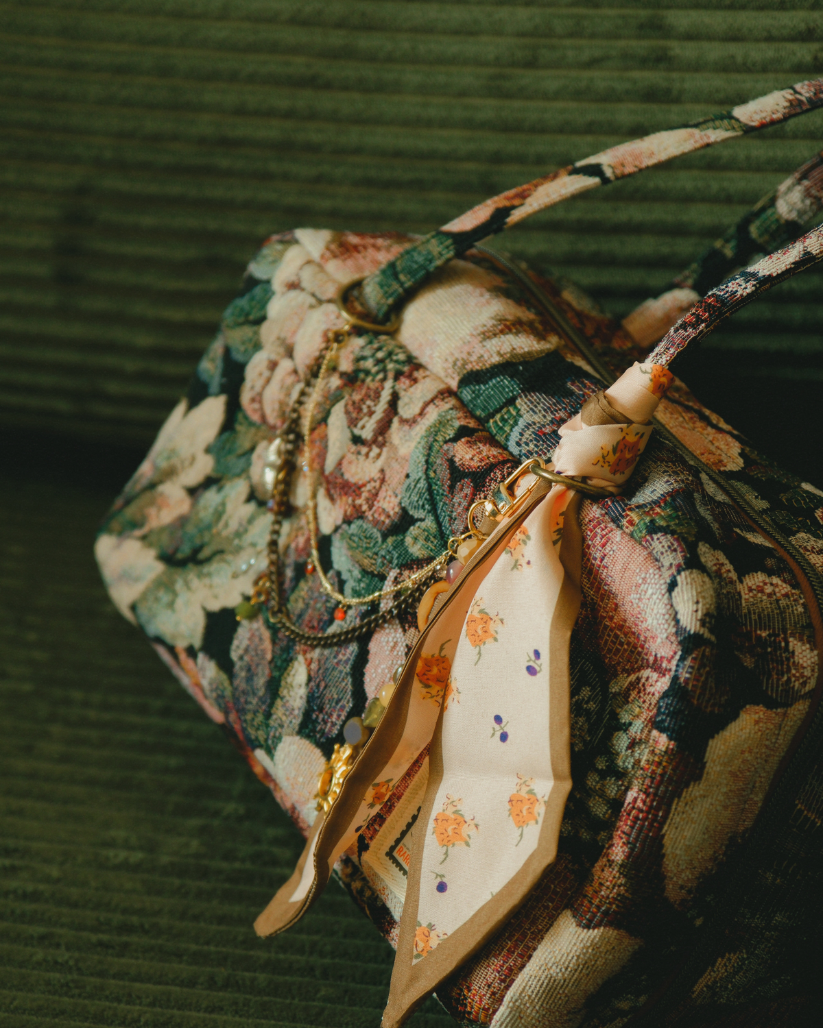 Midnight Bloom | Bowler Bag