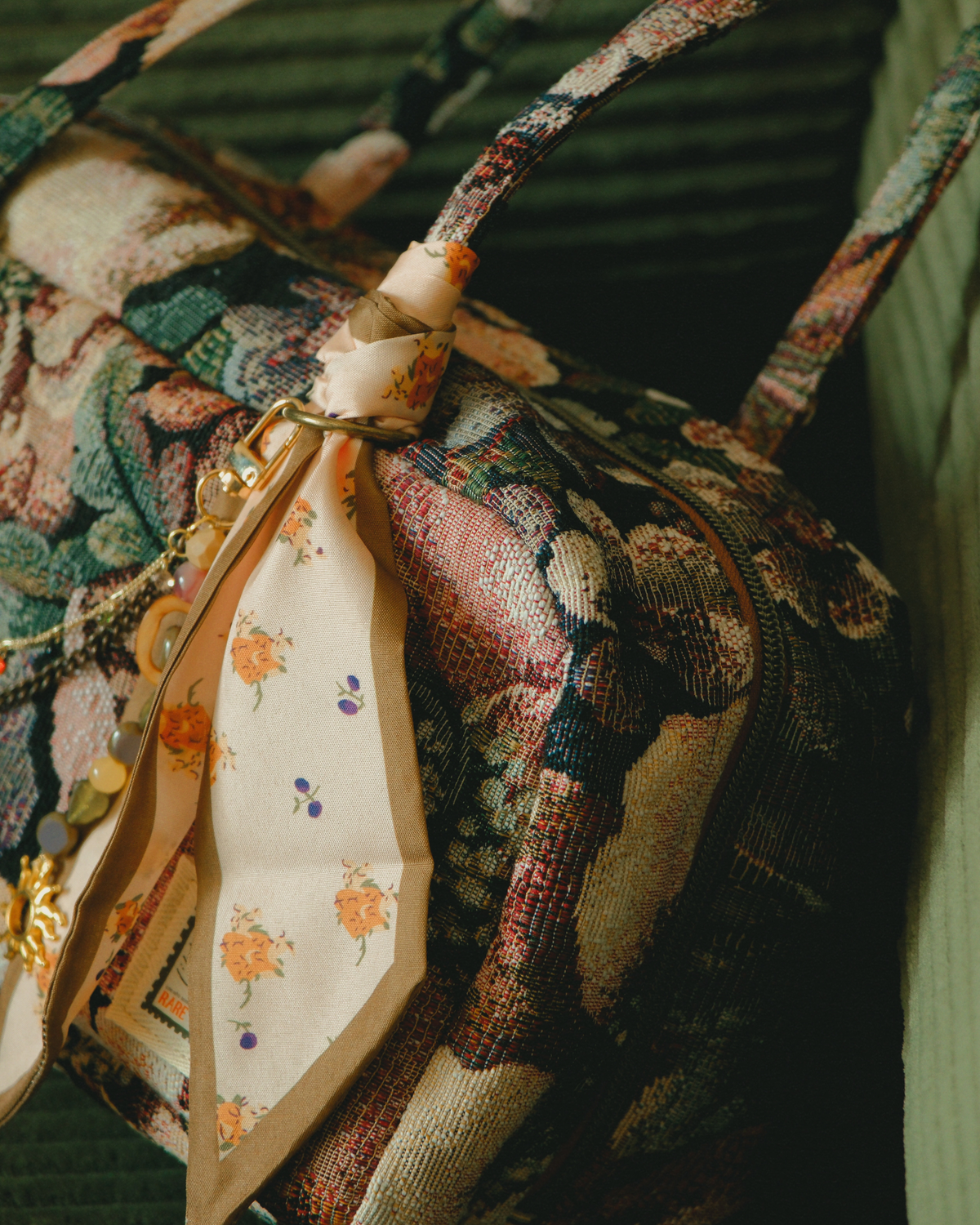 Midnight Bloom | Bowler Bag