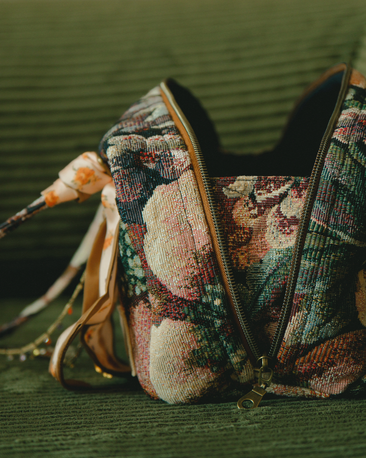 Midnight Bloom | Bowler Bag
