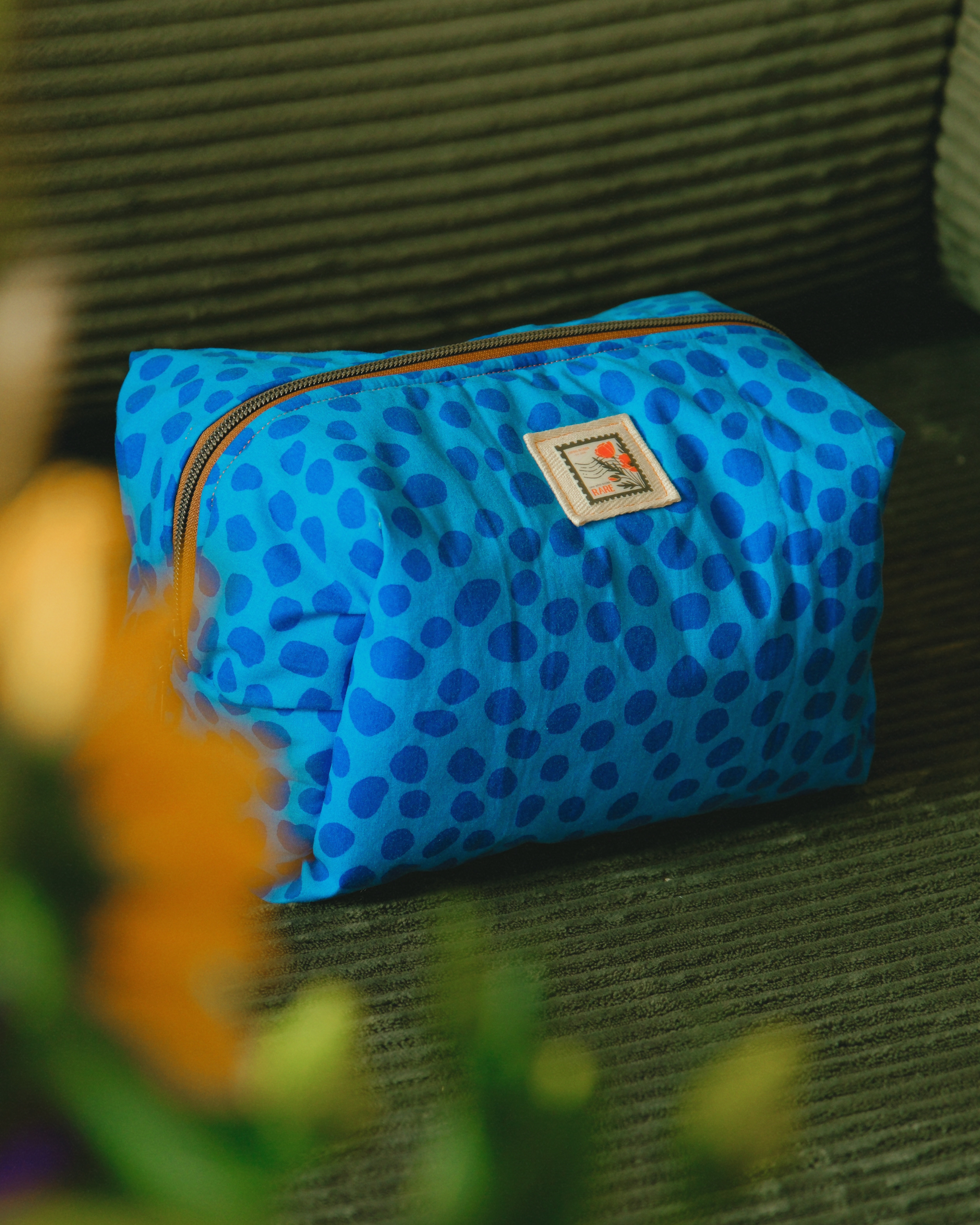 Blue Riviera Crescent | Pouch
