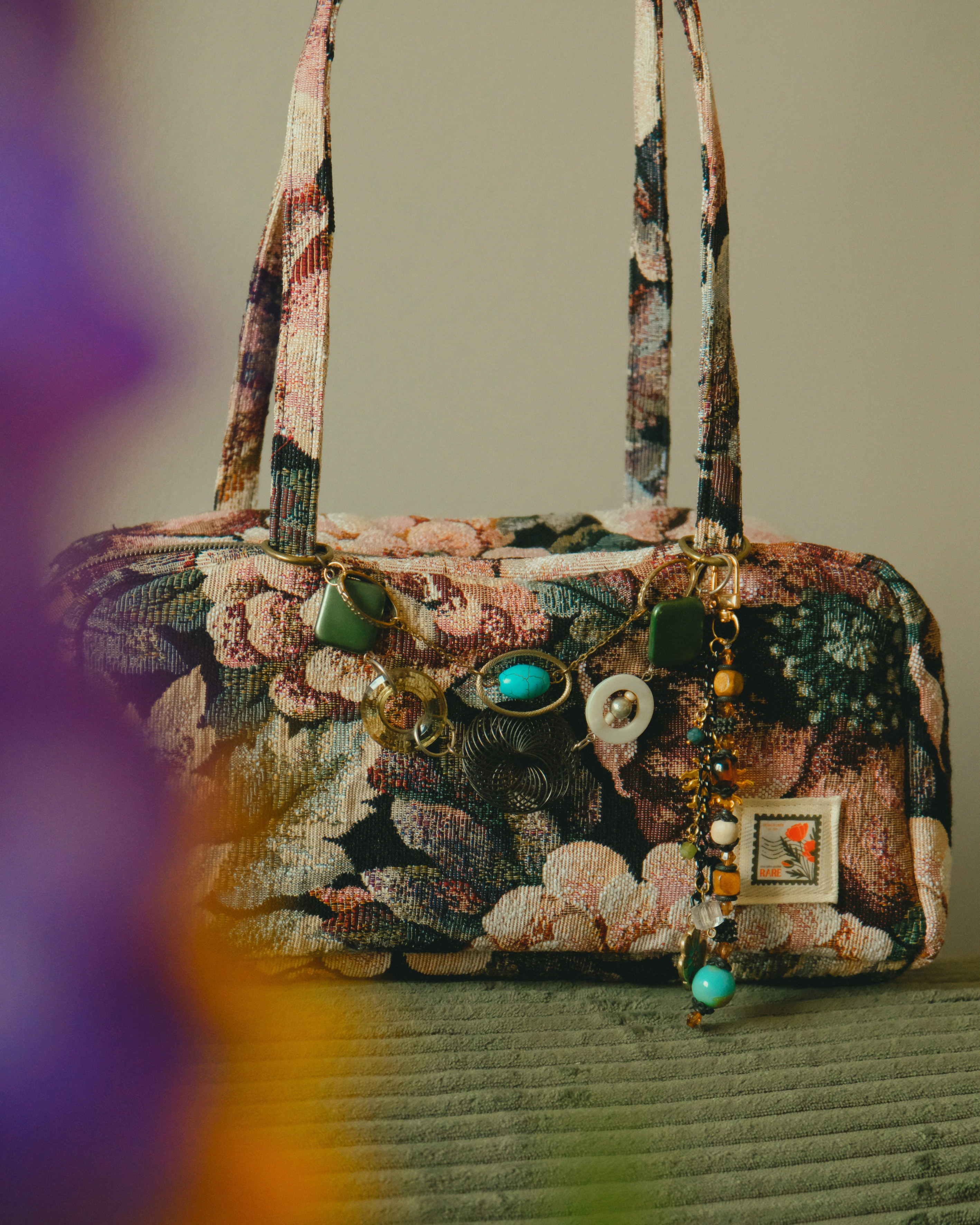 Midnight Bloom | Bowler Bag