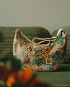 Orchard Bloom Crescent | Large Crossbody Bag
