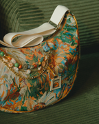 Orchard Bloom Crescent | Large Crossbody Bag