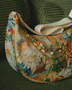 Orchard Bloom Crescent | Large Crossbody Bag