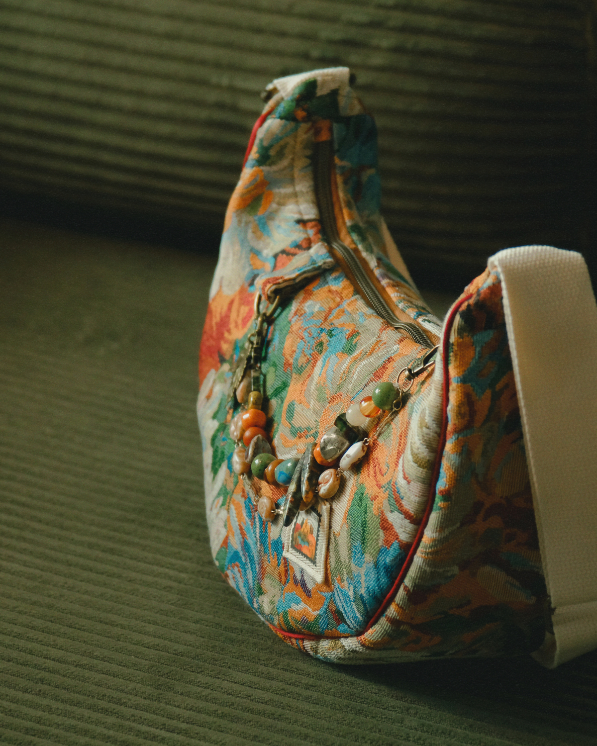Golden Hour Crescent | Small Crossbody Bag