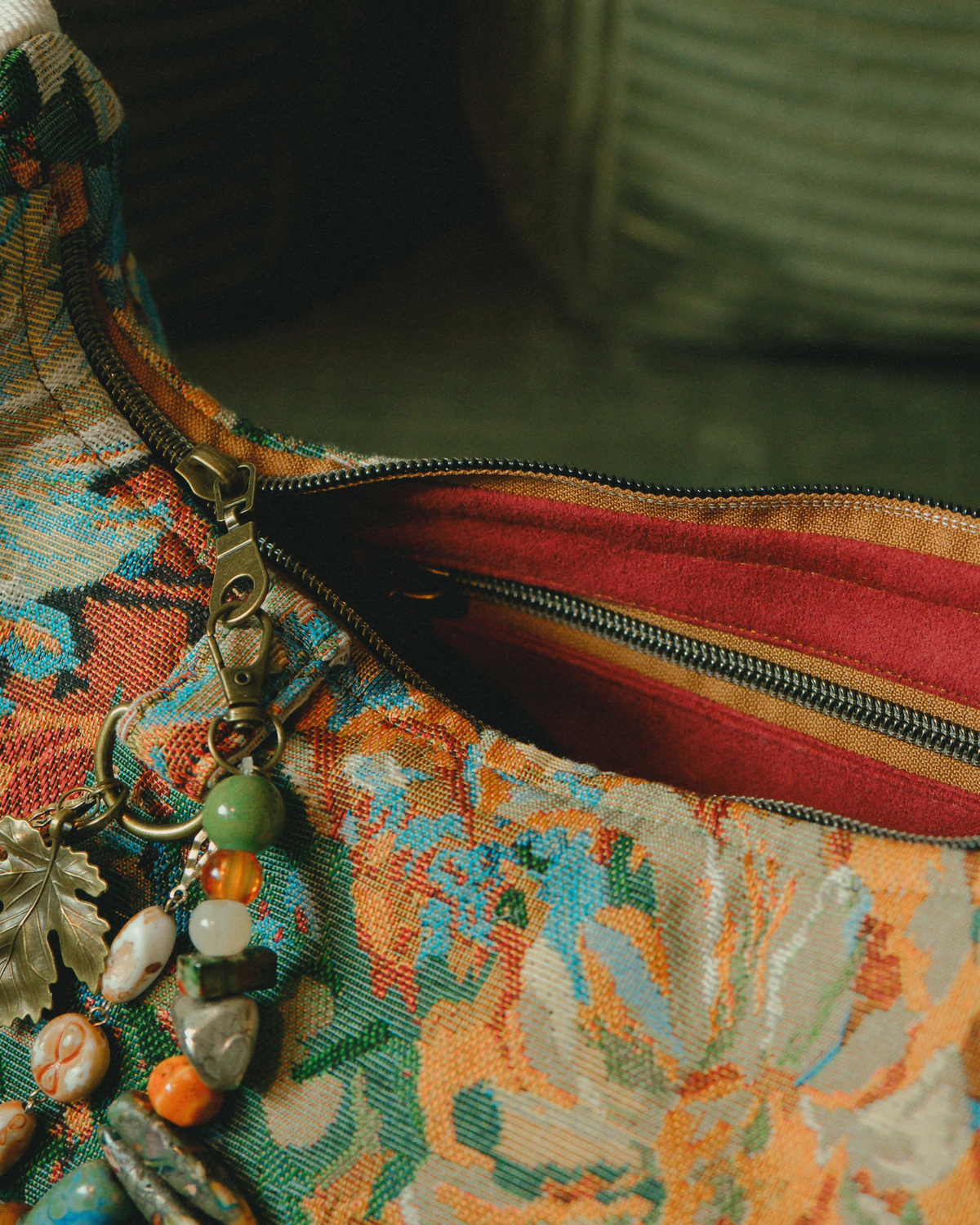 Golden Hour Crescent | Small Crossbody Bag
