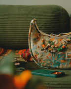 Harvest Moon Crescent | Small Crossbody Bag