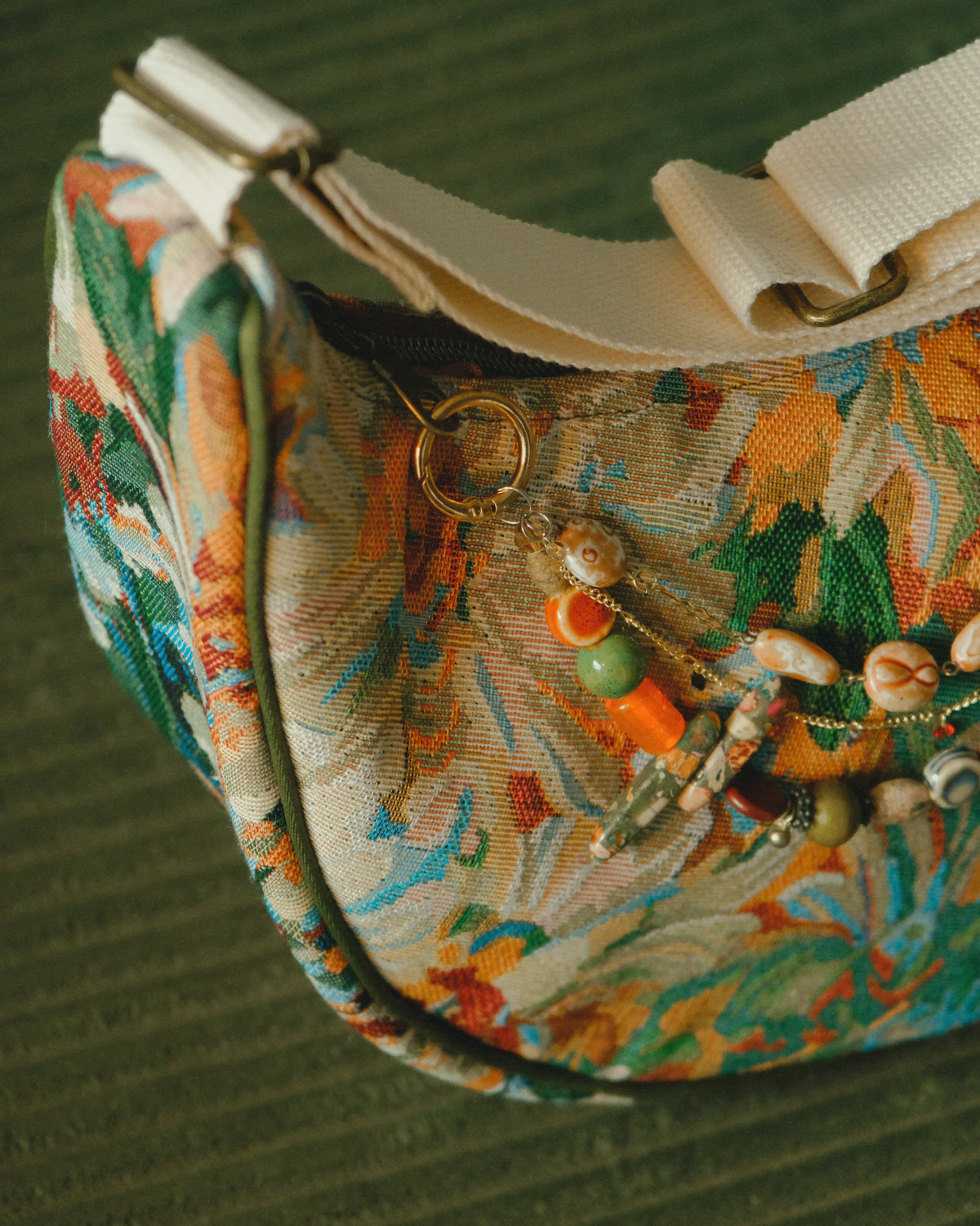 Harvest Moon Crescent | Small Crossbody Bag