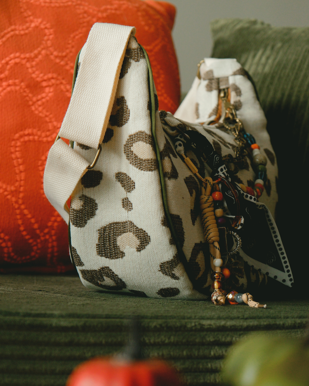 The Leopard Frame | Large Crossbody Bag
