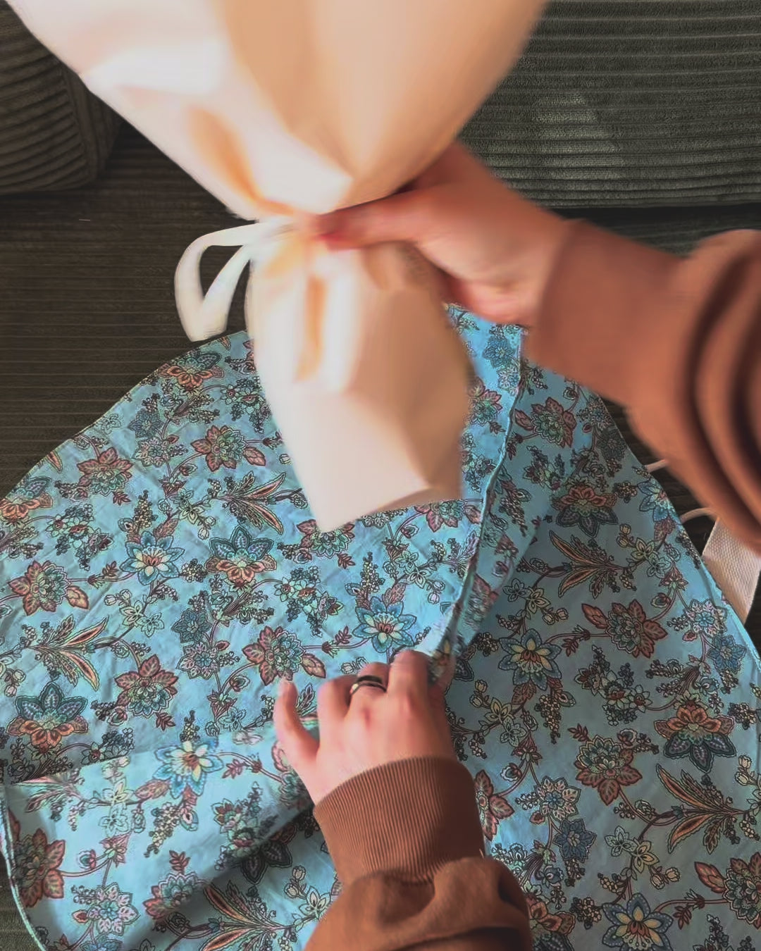 Blue Riviera | Flower Bag
